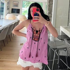 Anthropologie pink top. Classy, cute. Size S.